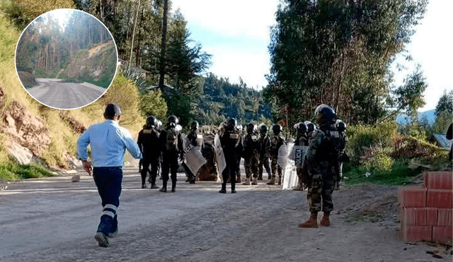 Ccapacmarca ha sido protagonista de las más activas protestas contra el uso del Corredor Vial Sur. Créditos: cortesía. Ccapacmarca ha sido protagonista de las más activas protestas contra el uso del Corredor Vial Sur. Créditos: cortesía.