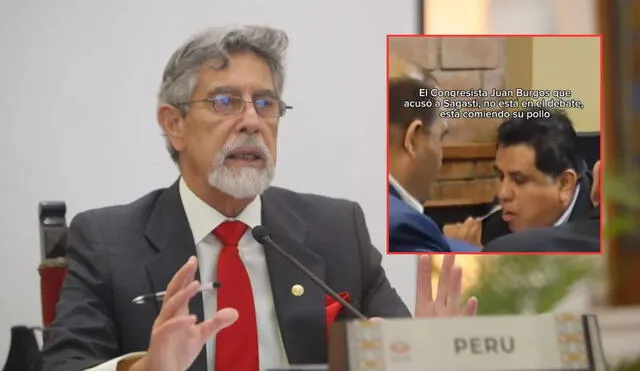 Juan Burgos fue acusado por encontrarse en restaurante durante debate de inhabilitación a Sagasti | Composición: LR. Juan Burgos fue acusado por encontrarse en restaurante durante debate de inhabilitación a Sagasti | Composición: LR.