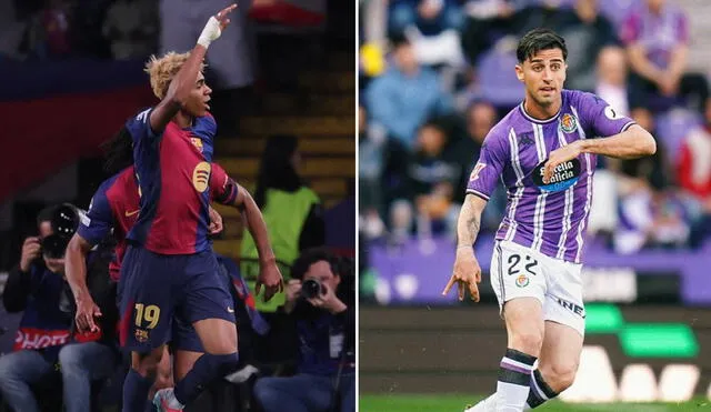 Barcelona goleó al Real Valladolid en el último enfrentamiento por la liga doméstica. Foto: composición LR/AFP/Real Valladolid C.F. Barcelona goleó al Real Valladolid en el último enfrentamiento por la liga doméstica. Foto: composición LR/AFP/Real Valladolid C.F.