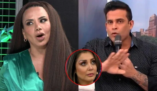 Christian Domínguez criticó las comparaciones que hizo Mónica Cabrejos sobre su relación con Karla Tarazona. Foto: Composición LR/difusión