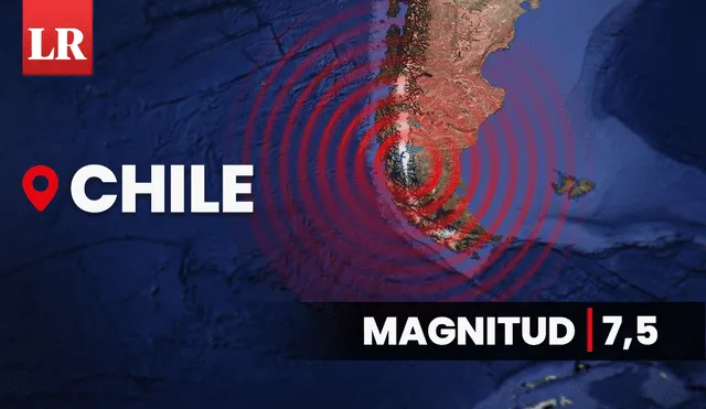 Terremoto en Chile fue de magnitud de 7,5. Foto: composición LR Terremoto en Chile fue de magnitud de 7,5. Foto: composición LR