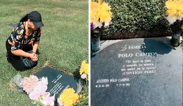 Según Susy Díaz, volvió al cementerio Campo Fe de Huachipa luego de 8 años por un motivo especial y afirmó que el compositor de 'Contigo Perú' nunca le falla. Foto: composición LR/ TikTok / @susydiazperu13
