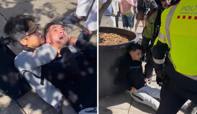 El mataleón es una técnica de defensa personal que consiste en una llave o estrangulación parcial. Foto: composición LR/ X El mataleón es una técnica de defensa personal que consiste en una llave o estrangulación parcial. Foto: composición LR/ X