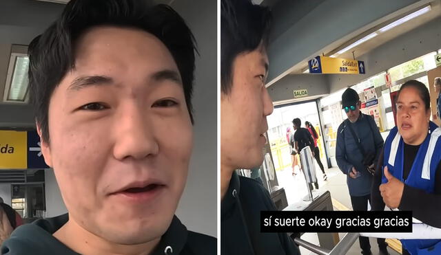 Asiático resaltó la atención en el Metropolitano y usuarios resaltaron el buen trato que reciben los extranjeros en el Perú. Foto: Kim-Tequila/YouTube Asiático resaltó la atención en el Metropolitano y usuarios resaltaron el buen trato que reciben los extranjeros en el Perú. Foto: Kim-Tequila/YouTube