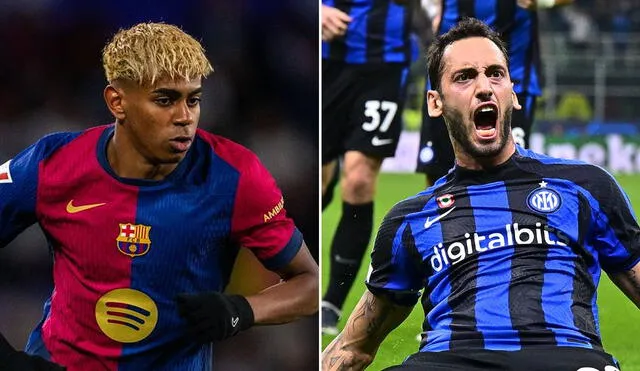 En sus respectivas ligas, Barcelona es líder absoluto, mientras que Inter es segundo, a 3 unidades del puntero. Foto: composición LR/Barcelona/Inter En sus respectivas ligas, Barcelona es líder absoluto, mientras que Inter es segundo, a 3 unidades del puntero. Foto: composición LR/Barcelona/Inter