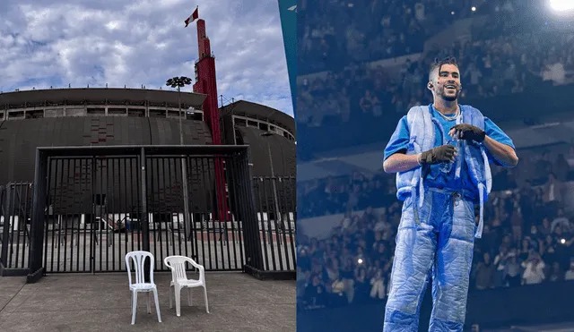 Imagen viral en el Estadio Nacional y enciende la posibilidad de un concierto de Bad Bunny en Lima. Foto: Difusión/Edición Imagen viral en el Estadio Nacional y enciende la posibilidad de un concierto de Bad Bunny en Lima. Foto: Difusión/Edición
