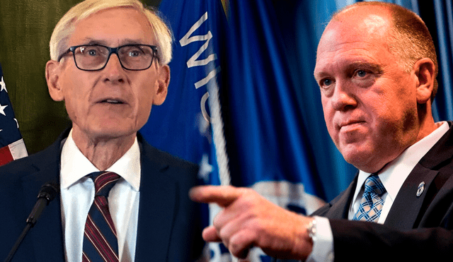 Homan indicó que cualquiera puede ser procesado por violar la ley, incluso Tony Evers. Foto: PBS Wisconsin / CNN Homan indicó que cualquiera puede ser procesado por violar la ley, incluso Tony Evers. Foto: PBS Wisconsin / CNN