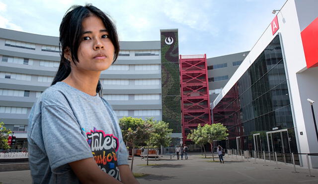 La joven estudiante reveló que desde niña añoró estudiar la carrera de Economía y Negocios Internacionales a fin de ayudar a su padres. Foto: Composición LR La joven estudiante reveló que desde niña añoró estudiar la carrera de Economía y Negocios Internacionales a fin de ayudar a su padres. Foto: Composición LR