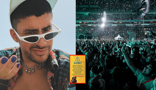 Organizador del concierto de Bad Bunny alerta sobre estafas. Foto: Edición Organizador del concierto de Bad Bunny alerta sobre estafas. Foto: Edición