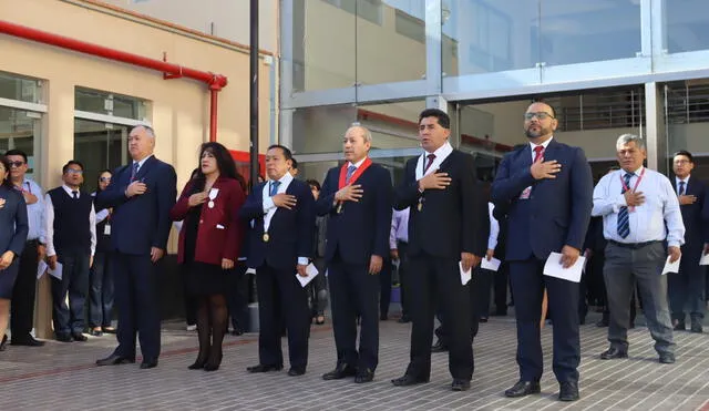 La ceremonia se llevó a cabo en la sede principal, con participaciones del sindicato y del Poder Judicial de Moquegua. La ceremonia se llevó a cabo en la sede principal, con participaciones del sindicato y del Poder Judicial de Moquegua.