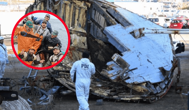 La Fiscalía de Coronel notificó sobre hallazgos de posibles restos humanos en el buque Cobra, lo que refuerza la hipótesis de una colisión con la lancha Bruma. Foto: composición LR/ATON