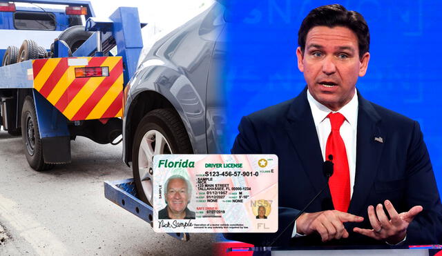 El gobernador de Florida Ron DeSantis firmó una enmienda que modifica la ley Florida Statute 316.191 Foto: composición LR/Freepik /NBC El gobernador de Florida Ron DeSantis firmó una enmienda que modifica la ley Florida Statute 316.191 Foto: composición LR/Freepik /NBC