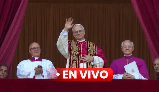 El nuevo Papa, Robert Prevost, salió por el famoso balcón de la basílica de San Pedro para hacerse conocer al mundo. Foto: composición LR/ Vaticano News El nuevo Papa, Robert Prevost, salió por el famoso balcón de la basílica de San Pedro para hacerse conocer al mundo. Foto: composición LR/ Vaticano News