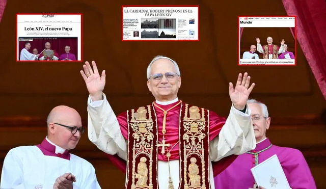 Robert Prevost fue elegido nuevo Papa por la Iglesia Católica, esto fue lo que dijeron los medios internacionales. Foto: composición LR/X Robert Prevost fue elegido nuevo Papa por la Iglesia Católica, esto fue lo que dijeron los medios internacionales. Foto: composición LR/X