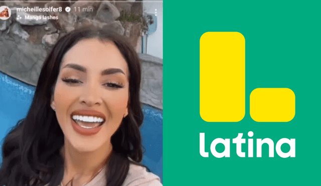 Micheille Soifer llega a Latina Televisión luego de dejar 'Esto es guerra'. Foto: Soifer/Captura de pantalla y Latina/Instagram