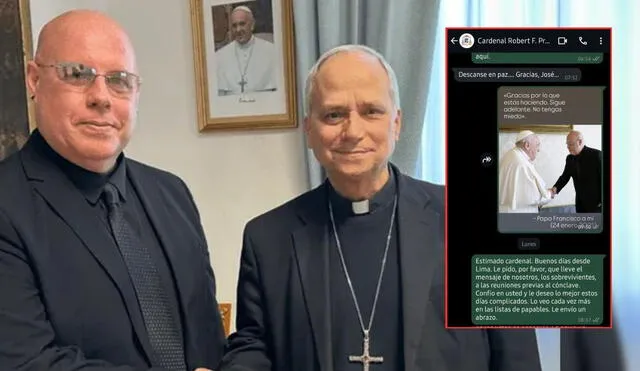 José Escardó confía en que el nuevo Papa continuará luchando contra los casos de abuso en la Iglesia. Foto: composición LR José Escardó confía en que el nuevo Papa continuará luchando contra los casos de abuso en la Iglesia. Foto: composición LR