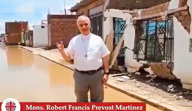 "Estamos visitando todos los pueblos y, poco a poco, tratamos de dar la mano a las familias", declaró el papa León XIV, Robert Prevost, tras los estragos del cliclón Yaku. Foto: difusión "Estamos visitando todos los pueblos y, poco a poco, tratamos de dar la mano a las familias", declaró el papa León XIV, Robert Prevost, tras los estragos del cliclón Yaku. Foto: difusión