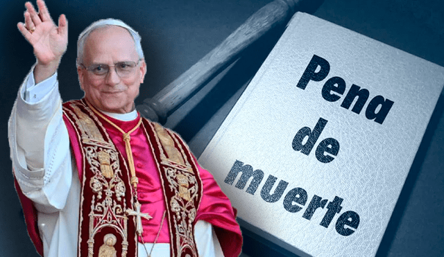Papa León XIV en contra de la pena de muerte en Perú. Foto: composición LR Papa León XIV en contra de la pena de muerte en Perú. Foto: composición LR