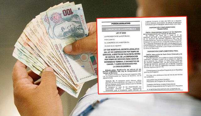 El dinero de la CTS garantiza protección al trabajador ante despidos. Foto: Composición LR El dinero de la CTS garantiza protección al trabajador ante despidos. Foto: Composición LR