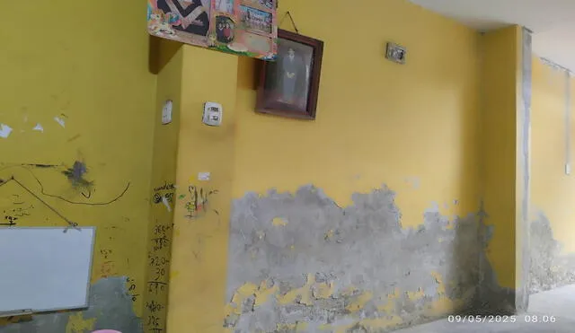 Cuando la pintura se descascarilla, igual que cuando se ahueca, se debe a una mala preparación del soporte. Foto: La República Cuando la pintura se descascarilla, igual que cuando se ahueca, se debe a una mala preparación del soporte. Foto: La República