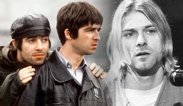La canción que llevó al estrellato a Oasis fue escrita para Kurt Cobain: se lanzó 4 meses después del suicidio del líder de Nirvana. Foto: composición LR/MTV/Rock&pop. La canción que llevó al estrellato a Oasis fue escrita para Kurt Cobain: se lanzó 4 meses después del suicidio del líder de Nirvana. Foto: composición LR/MTV/Rock&pop.