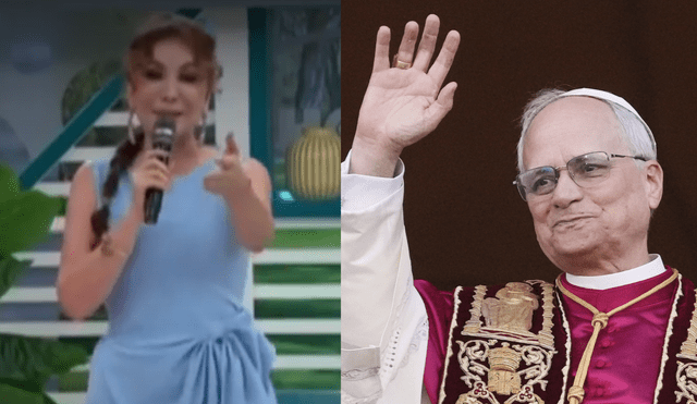 Janet Barboza se conmueve al hablar de Robert Prevost, Papa León XIV. Foto: captura/América TV/León XVI/Difusión Janet Barboza se conmueve al hablar de Robert Prevost, Papa León XIV. Foto: captura/América TV/León XVI/Difusión