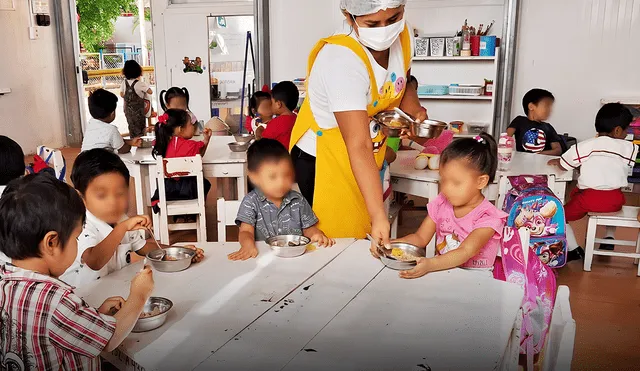 Colegios. Wasi Mikuna distribuye alimentos para escolares de más de 67 mil instituciones educativas. Foto: difusión