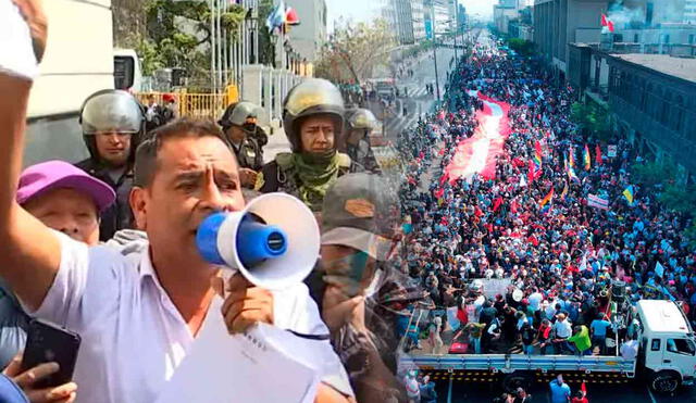 Transportistas en Lima se pronuncian en contra del Gobierno e impulsan paro nacional. Foto: composición LR/TVPerú/LaRepública Transportistas en Lima se pronuncian en contra del Gobierno e impulsan paro nacional. Foto: composición LR/TVPerú/LaRepública
