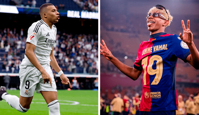 Real Madrid y Barcelona se enfrentan por la cima de LaLiga 2024-2025. Foto: composición LR/Instagram Real Madrid y Barcelona se enfrentan por la cima de LaLiga 2024-2025. Foto: composición LR/Instagram
