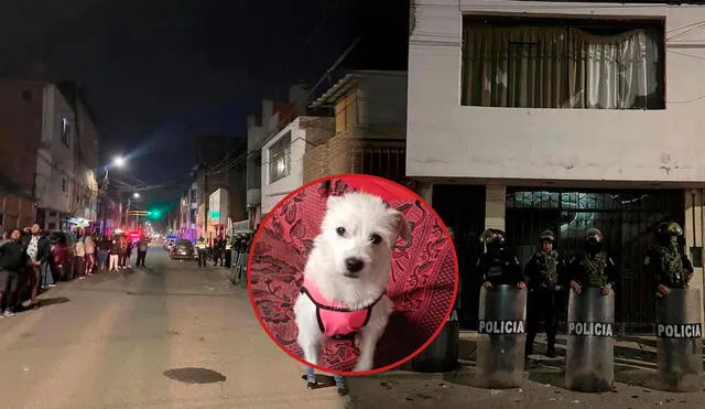 Vecinos se movilizaron hacia la vivienda del agresor, quien ya ha sido identificado, pero continúa con paradero desconocido. Foto: Composición LR