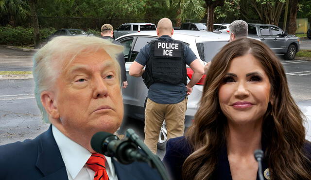 Donald Trump ordenó a Kristi Noem contratar más 20.000 agentes migratorios para aumentar las deportaciones de inmigrantes en Estados Unidos. Donald Trump ordenó a Kristi Noem contratar más 20.000 agentes migratorios para aumentar las deportaciones de inmigrantes en Estados Unidos.
