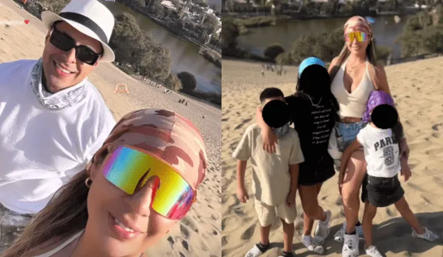 Pamela López y Paul Michael en su viaje a Ica con los hijos de Christian Cueva: momentos de amor y complicidad. Foto: captura de pantalla/Paul Michael Pamela López y Paul Michael en su viaje a Ica con los hijos de Christian Cueva: momentos de amor y complicidad. Foto: captura de pantalla/Paul Michael