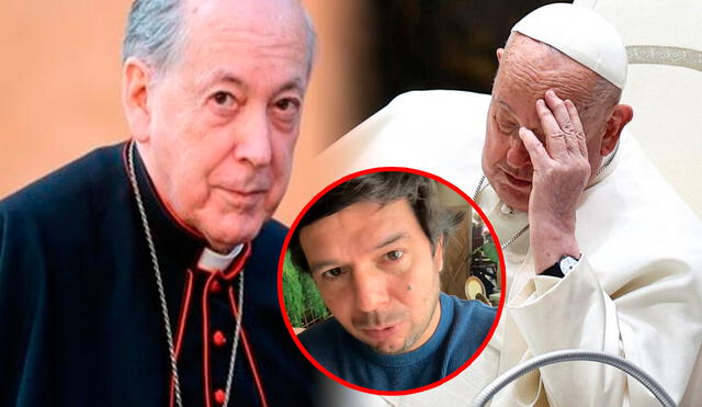 Según Renato Cisneros, la decisión de Juan Luis Cipriani de desafiar la autoridad del papa Francisco es una muestra clara que no ha superado la sanción recibida. Foto: composición LR/ Cronista/ TikTok Según Renato Cisneros, la decisión de Juan Luis Cipriani de desafiar la autoridad del papa Francisco es una muestra clara que no ha superado la sanción recibida. Foto: composición LR/ Cronista/ TikTok