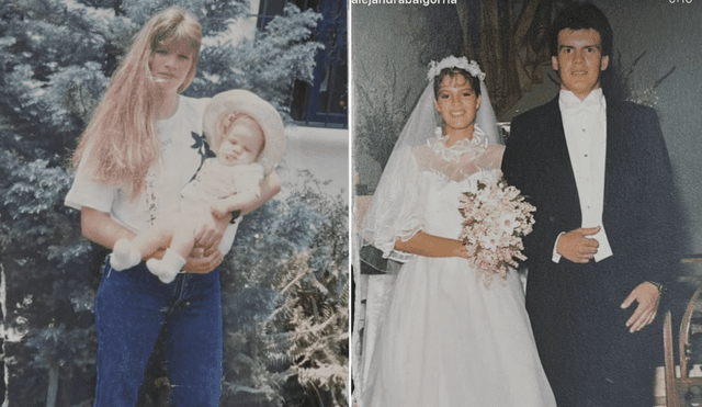 Alejandra Baigorria compartió imágenes inéditas de su madre. Foto: Composición LR/Instagram. Alejandra Baigorria compartió imágenes inéditas de su madre. Foto: Composición LR/Instagram.