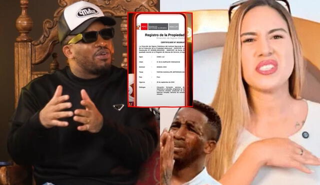 Jefferson Farfán confirmó que “Dame luz” está registrada y cuestionó su uso en campañas con Darinka Ramírez. Foto: Composición LR/Youtube Jefferson Farfán confirmó que “Dame luz” está registrada y cuestionó su uso en campañas con Darinka Ramírez. Foto: Composición LR/Youtube