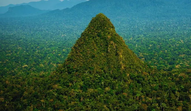 Más allá de su singular apariencia, el Cerro El Cono posee un profundo significado espiritual. Foto: Senarp. Más allá de su singular apariencia, el Cerro El Cono posee un profundo significado espiritual. Foto: Senarp.