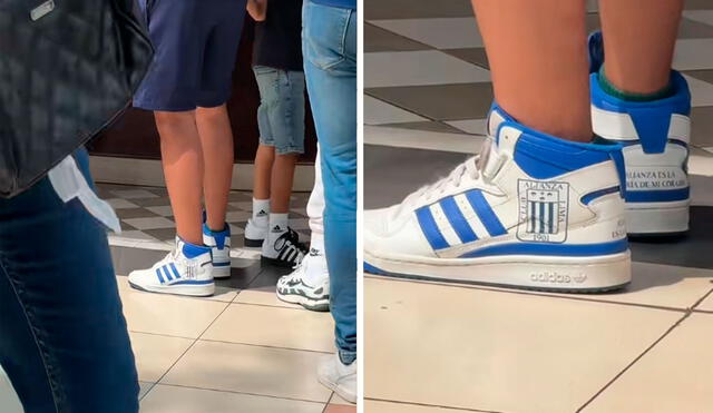 Las imágenes de las zapatillas de Alianza Lima generaron una ola de divertidos comentarios en las redes sociales. Foto: composición LR/ TikTok / @tyroneg4_ Las imágenes de las zapatillas de Alianza Lima generaron una ola de divertidos comentarios en las redes sociales. Foto: composición LR/ TikTok / @tyroneg4_