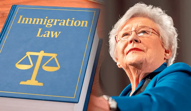 La gobernadora Kay Ivey firmó las leyes SB 63 y SB 158 contra la inmigración ilegal en Alabama. La gobernadora Kay Ivey firmó las leyes SB 63 y SB 158 contra la inmigración ilegal en Alabama.