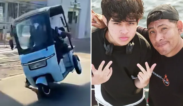 Tras el accidente, streamers continuaron grabando contenido con normalidad. Foto: composición LR/ TikTok Tras el accidente, streamers continuaron grabando contenido con normalidad. Foto: composición LR/ TikTok