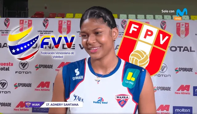 Alejandra Santana es una de las mejores jugadoras de Deportivo Wanka en la Liga Peruana de Vóley. Foto: composición LR/FPV/Movistar Deportes Alejandra Santana es una de las mejores jugadoras de Deportivo Wanka en la Liga Peruana de Vóley. Foto: composición LR/FPV/Movistar Deportes