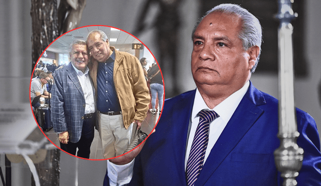 César Sandoval Pozo juró como nuevo ministro de Transportes en Palacio de Gobierno. Su designación refuerza la presencia de APP en el gabinete de Dina Boluarte. | Composición LR.