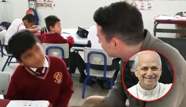Escolares chiclayanos sorprenden con su cariño y mensajes al Papa. Foto: composición LR/ AFP/ ABC News Escolares chiclayanos sorprenden con su cariño y mensajes al Papa. Foto: composición LR/ AFP/ ABC News