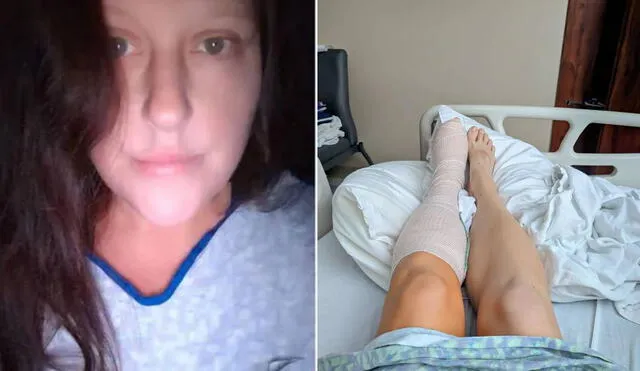Lacey Shadrick enfrentó un shock séptico por uña encarnada en Estados Unidos. La infección derivó en una amputación transmetatarsiana. Foto: composición LR/The Sun Lacey Shadrick enfrentó un shock séptico por uña encarnada en Estados Unidos. La infección derivó en una amputación transmetatarsiana. Foto: composición LR/The Sun