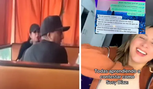 La tiktoker ‘La Mana’ compartió la conversación en un TikTok y sacó miles de sonrisas a los usuarios. Foto: composición LR/ TikTok/ @lamana._ La tiktoker ‘La Mana’ compartió la conversación en un TikTok y sacó miles de sonrisas a los usuarios. Foto: composición LR/ TikTok/ @lamana._