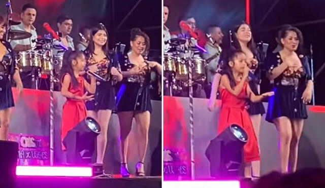 El público no tardó en aplaudir y seguirle el ritmo a la pequeña de 8 años. Foto: composición LR/ TikTok El público no tardó en aplaudir y seguirle el ritmo a la pequeña de 8 años. Foto: composición LR/ TikTok