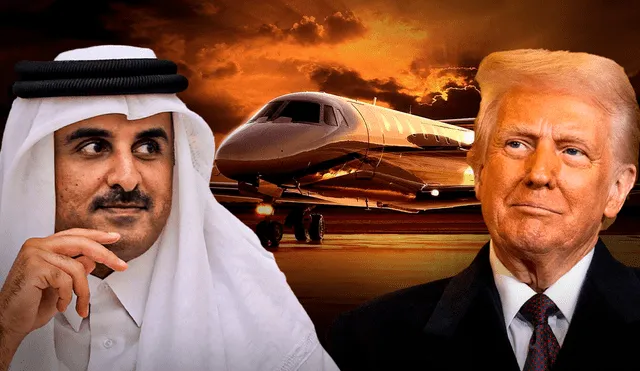 El jet destinado a Trump tiene diez años de uso y un valor aproximado de US$400 millones. Foto: composición LR/Jazmin Ceras/AP El jet destinado a Trump tiene diez años de uso y un valor aproximado de US$400 millones. Foto: composición LR/Jazmin Ceras/AP