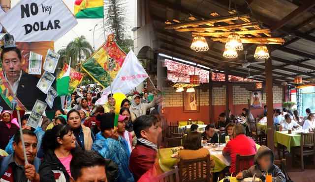 Restaurantes en Cochabamba cierran sus puertas ante crisis en Bolivia. Foto: Composición LR/DW. Restaurantes en Cochabamba cierran sus puertas ante crisis en Bolivia. Foto: Composición LR/DW.