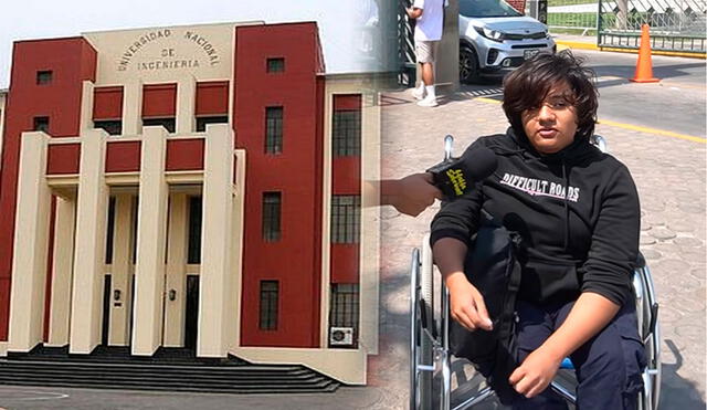 El estudiante se mostró agradecido por el apoyo que le dieron en la UNI para trasladarse por todo el campus. Foto: composición LR/ TikTok/ @hablasobrinoo El estudiante se mostró agradecido por el apoyo que le dieron en la UNI para trasladarse por todo el campus. Foto: composición LR/ TikTok/ @hablasobrinoo