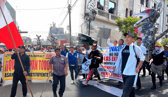El paro nacional de transportistas tiene planeado iniciar alrededor de las 4 de la tarde en la Plaza Dos de Mayo. Foto: La República El paro nacional de transportistas tiene planeado iniciar alrededor de las 4 de la tarde en la Plaza Dos de Mayo. Foto: La República