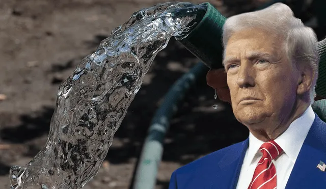 Controversia nacional por decisión de Trump de reducir estándares de "químicos eternos" en el agua potable. Foto: composición LR Controversia nacional por decisión de Trump de reducir estándares de "químicos eternos" en el agua potable. Foto: composición LR